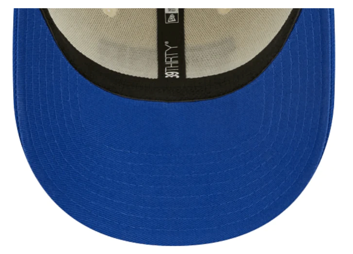 Men's New Era Cream/Royal New York Giants 2022 Sideline 39THIRTY 2-Tone  Flex Hat