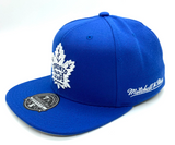 Men’s NHL Toronto Maple Leafs Mitchell & Ness Vintage 75th Anniversary Fitted Hat – Blue