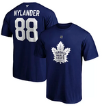 William Nylander Toronto Maple Leafs Logo Fanatics Branded Authentic Stack Name and Number - T-Shirt - Royal