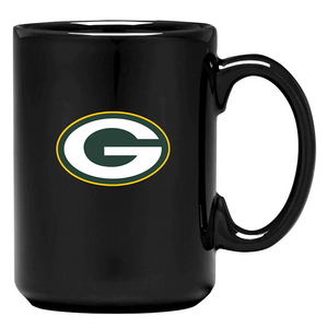 Green Bay Packers Primary Logo Team Colour NFL Football 15oz Sculpted El Grande C-Handle Mug