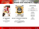 2022/23 Upper Deck MVP Hockey Retail 36-Pack Box 6 Cards Per Pack
