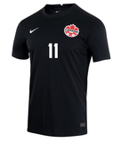 Men's Nike Tajon Buchanan Black Canada Soccer 2021/22 Alternate - Replica Player Jersey