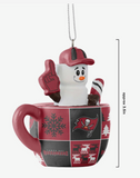 Tampa Bay Buccaneers Smores Mug Ornament NFL Football by Forever Collectibles