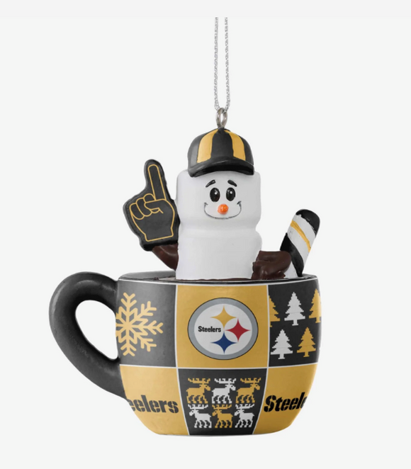 Pittsburgh Steelers Smores Mug Ornament NFL Football by Forever Collectibles
