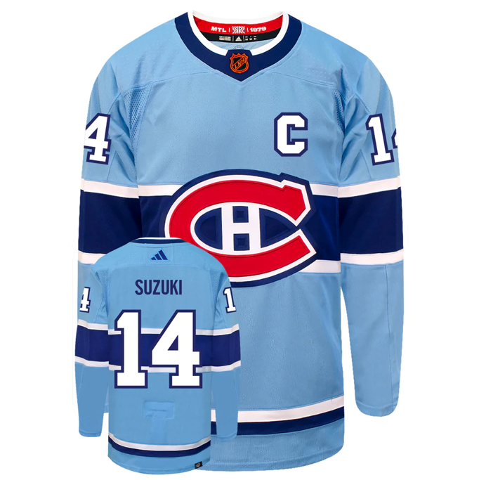 Men's adidas Light Blue Montreal Canadiens Reverse Retro