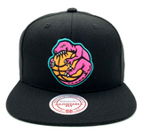 Men’s NBA Toronto Raptors Mitchell & Ness Bubbalicious Snapback Hat – Black
