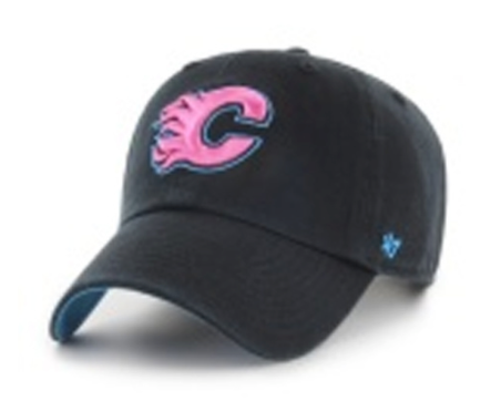 Men's Calgary Flames 47 Brand Ocean Drive Clean Up Adjustable Buckle Cap Hat