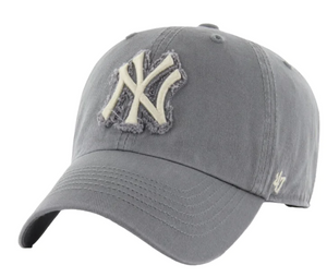 Men’s MLB New York Yankees ’47 Brand Chasm Dark Grey Clean Up – Adjustable Hat