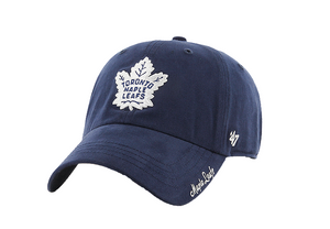 Toronto Maple Leafs 47 Brand One Size Adjustable Cap Hat Ladies Women Bleacher Bum Collectibles