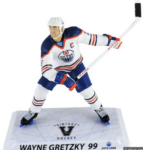 NHL Wayne Gretzky 6" Player Replica - Alumni Edition - Edmonton Oilers White - Bleacher Bum Collectibles, Toronto Blue Jays, NHL , MLB, Toronto Maple Leafs, Hat, Cap, Jersey, Hoodie, T Shirt, NFL, NBA, Toronto Raptors