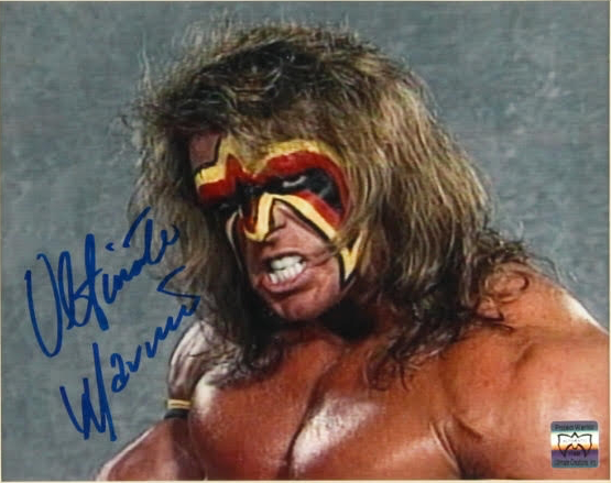 Ultimate Warrior Signed 8x10 Photo WWE WWF Autographed Signed Wrestling Photo - Bleacher Bum Collectibles, Toronto Blue Jays, NHL , MLB, Toronto Maple Leafs, Hat, Cap, Jersey, Hoodie, T Shirt, NFL, NBA, Toronto Raptors