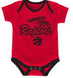 Toronto Raptors Red/Black/White Three-Pack Bodysuit Set - Multiple Infant Sizes - Bleacher Bum Collectibles, Toronto Blue Jays, NHL , MLB, Toronto Maple Leafs, Hat, Cap, Jersey, Hoodie, T Shirt, NFL, NBA, Toronto Raptors