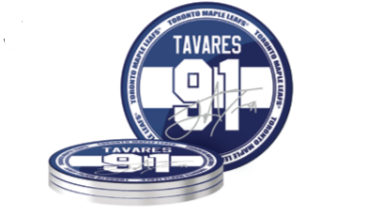Toronto Maple Leafs John Tavares Name & Number Pack of 4 Player Coasters - Bleacher Bum Collectibles, Toronto Blue Jays, NHL , MLB, Toronto Maple Leafs, Hat, Cap, Jersey, Hoodie, T Shirt, NFL, NBA, Toronto Raptors