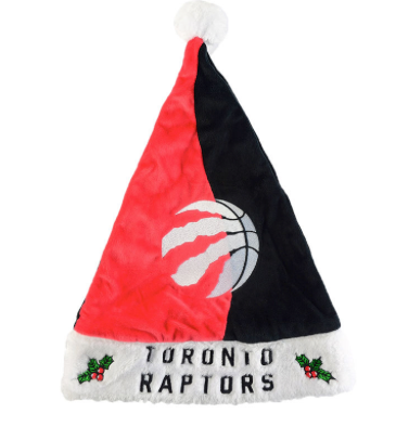 Toronto Raptors NBA Basketball Christmas Stitched Colorblock Santa Pom Hat - Bleacher Bum Collectibles, Toronto Blue Jays, NHL , MLB, Toronto Maple Leafs, Hat, Cap, Jersey, Hoodie, T Shirt, NFL, NBA, Toronto Raptors