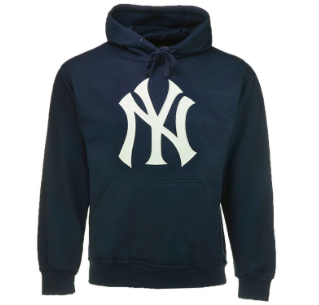 Men's New York Yankees Premium Express All Over Crested Logo Hooded Sweatshirt - Bleacher Bum Collectibles, Toronto Blue Jays, NHL , MLB, Toronto Maple Leafs, Hat, Cap, Jersey, Hoodie, T Shirt, NFL, NBA, Toronto Raptors