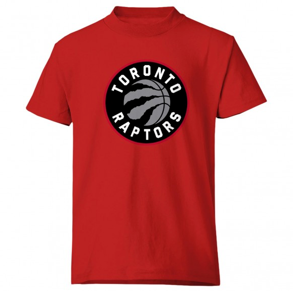 Toronto Raptors Youth Red Primary Logo NBA Basketball T Shirt - Multiple Sizes - Bleacher Bum Collectibles, Toronto Blue Jays, NHL , MLB, Toronto Maple Leafs, Hat, Cap, Jersey, Hoodie, T Shirt, NFL, NBA, Toronto Raptors