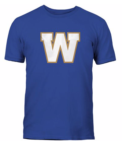 Men's Winnipeg Blue Bombers Royal Primary Logo CFL Football T Shirt - Multiple Sizes - Bleacher Bum Collectibles, Toronto Blue Jays, NHL , MLB, Toronto Maple Leafs, Hat, Cap, Jersey, Hoodie, T Shirt, NFL, NBA, Toronto Raptors
