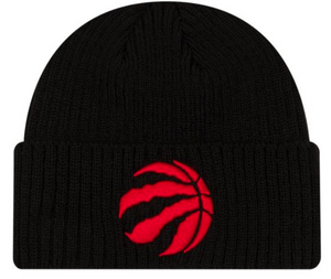 Men's Toronto Raptors NBA Basketball New Era Core Classic Knit Hat Team Colour Toque Beanie