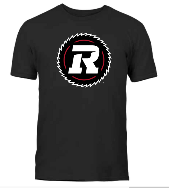 Men's Ottawa Redblacks Black Primary Logo CFL Football T Shirt - Multiple Sizes - Bleacher Bum Collectibles, Toronto Blue Jays, NHL , MLB, Toronto Maple Leafs, Hat, Cap, Jersey, Hoodie, T Shirt, NFL, NBA, Toronto Raptors