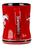 Calgary Stampeders Primary Logo Red Black CFL Football 14oz Sculpted C-Handle Mug - Bleacher Bum Collectibles, Toronto Blue Jays, NHL , MLB, Toronto Maple Leafs, Hat, Cap, Jersey, Hoodie, T Shirt, NFL, NBA, Toronto Raptors