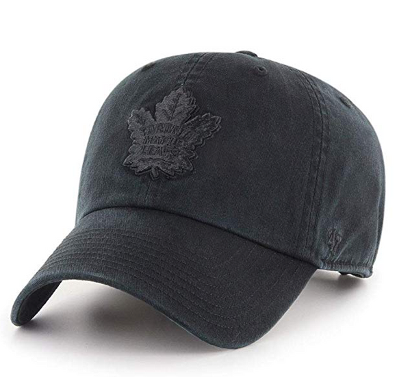 Men's Toronto Maple Leafs Black on Black Clean up Adjustable Hat Cap One Size Fits Most - Bleacher Bum Collectibles, Toronto Blue Jays, NHL , MLB, Toronto Maple Leafs, Hat, Cap, Jersey, Hoodie, T Shirt, NFL, NBA, Toronto Raptors