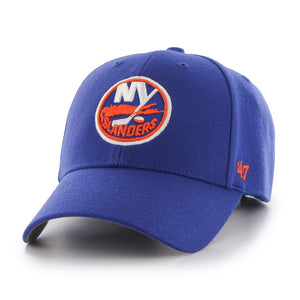 New York Islanders '47 NHL MVP Structured Adjustable Strap One Size Fits Most Royal Hat Cap - Bleacher Bum Collectibles, Toronto Blue Jays, NHL , MLB, Toronto Maple Leafs, Hat, Cap, Jersey, Hoodie, T Shirt, NFL, NBA, Toronto Raptors