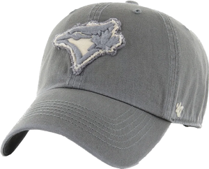 Men’s MLB Toronto Blue Jays ’47 Brand Chasm Dark Grey Clean Up – Adjustable Hat
