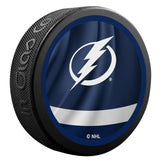 Tampa Bay Lightning Retro Reverse Double-Sided Logo NHL Inglasco Souvenir Puck