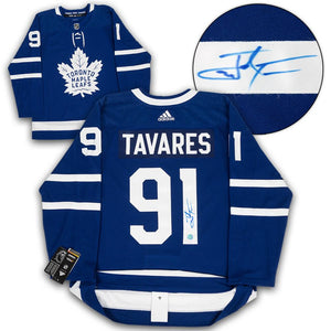 John Tavares Toronto Maple Leafs Autographed Adidas Authentic Hockey Jersey - Bleacher Bum Collectibles, Toronto Blue Jays, NHL , MLB, Toronto Maple Leafs, Hat, Cap, Jersey, Hoodie, T Shirt, NFL, NBA, Toronto Raptors