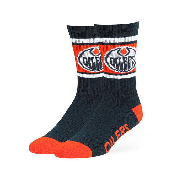 Men's Edmonton Oilers NHL Hockey Duster 47 Brand Sport Pair of  Socks