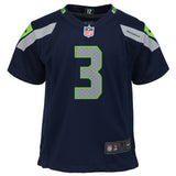 Toddler Nike Russell Wilson Navy Seattle Seahawks Game NFL Home Football Jersey
