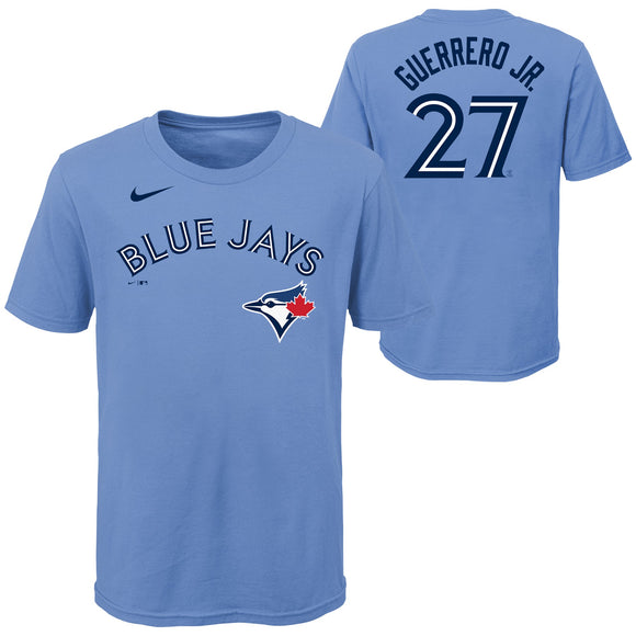 Men's Nike Vladimir Guerrero Powder Blue Montreal Expos Cooperstown  Collection Name & Number T-Shirt