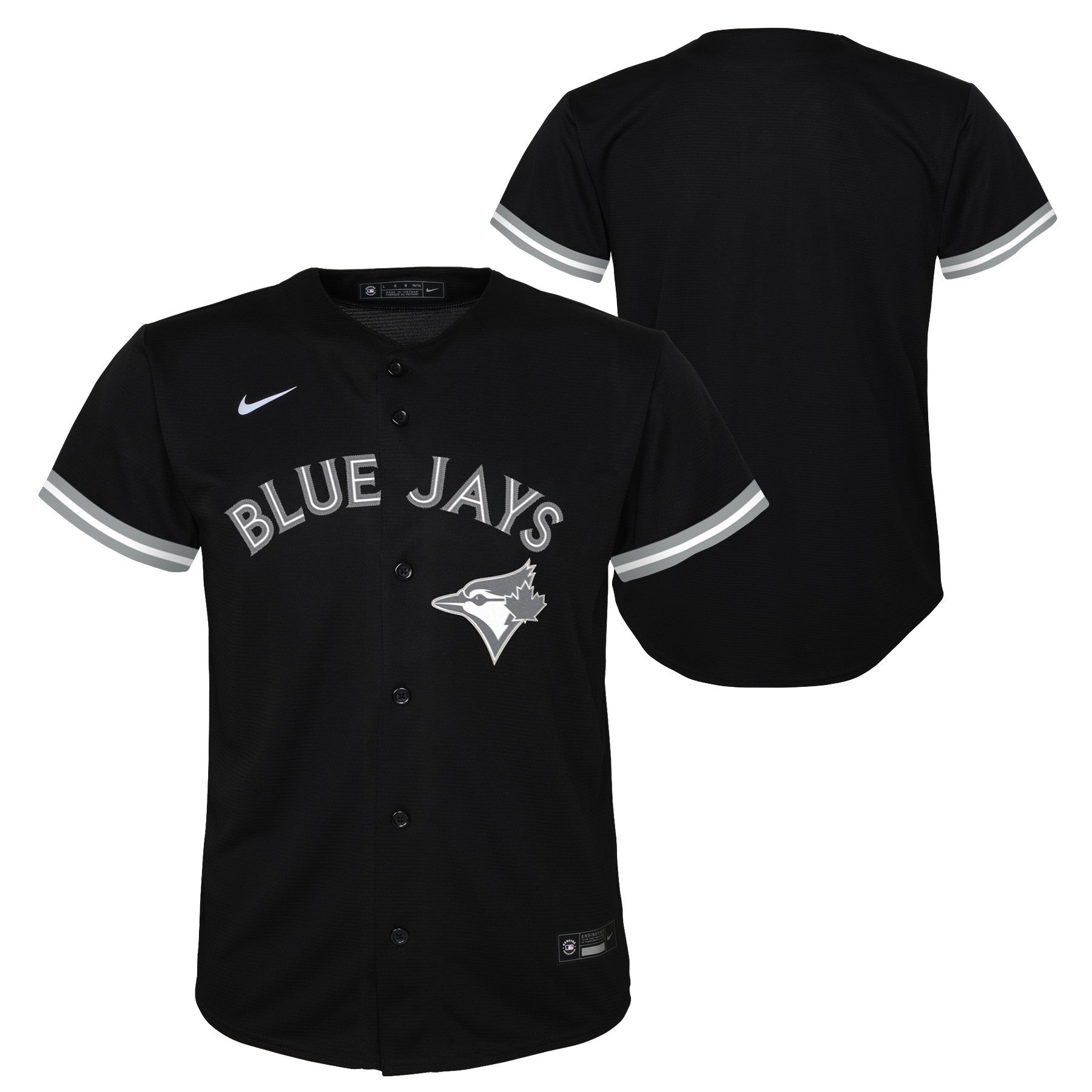 Toronto Blue Jays Youth Alternate Replica Blank Team Jersey