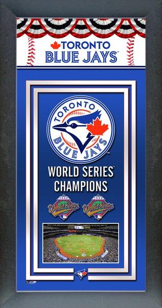 Toronto Blue Jays Back to Back World Series Banner 6.75
