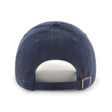 Men's Seattle Kraken Secondary Logo 47 Brand NHL Hockey Navy Blue Clean Up Adjustable Buckle Cap Hat