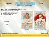 2021 Topps Allen & Ginter Chrome Baseball Hobby Box 18 Packs Per Box 4 Cards Per Pack