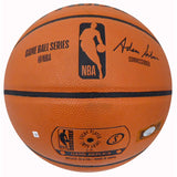 Shawn Kemp Autographed NBA Supersonics Logo Basketball with "Reign Man" Inscription