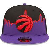 Youth Toronto Raptors New Era Purple/Black 2022 Tip-Off 9FIFTY Snapback Adjustable Hat
