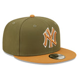 Men's New York Yankees New Era Green/Brown Color Pack Two-Tone 9FIFTY Snapback Hat