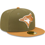 Men's Toronto Blue Jays New Era Olive/Tan Two-Tone Color Pack 59FIFTY Fitted Hat