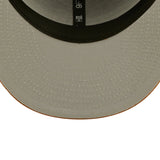 Men's New Era Olive/Brown Toronto Raptors Two-Tone Color Pack 9FIFTY Snapback Hat