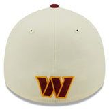 Men's Washington Commanders New Era Cream/Burgundy 2022 Sideline 39THIRTY 2-Tone Flex Hat