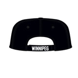 Winnipeg Jets '47 NHL MVP Black White Structured Adjustable Strap One Size Fits Most Hat Cap