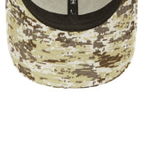 Men's New England Patriots New Era Black/Camo 2022 Salute To Service 9FORTY Snapback Trucker Hat