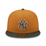 Men's New York Yankees New Era Bronze/Charcoal Color Pack Two-Tone 9FIFTY Snapback Hat