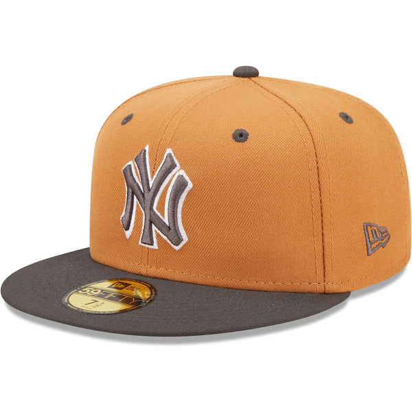 New York Yankees New Era Light Yellow Under Visor 59FIFTY Fitted