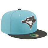 Men's Toronto Blue Jays New Era Light Blue/Charcoal Two-Tone Color Pack 59FIFTY Fitted Hat