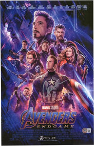 Chris Evans Captain America Autographed 12" X 18" Movie Reprint Marvel Avengers End Game Photograph