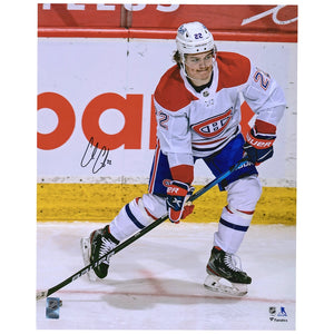 Cole Caufield Montreal Canadiens Autographed 8" x 10" NHL Debut Photograph