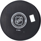 Cole Caufield Montreal Canadiens Autographed Logo NHL Hockey Puck